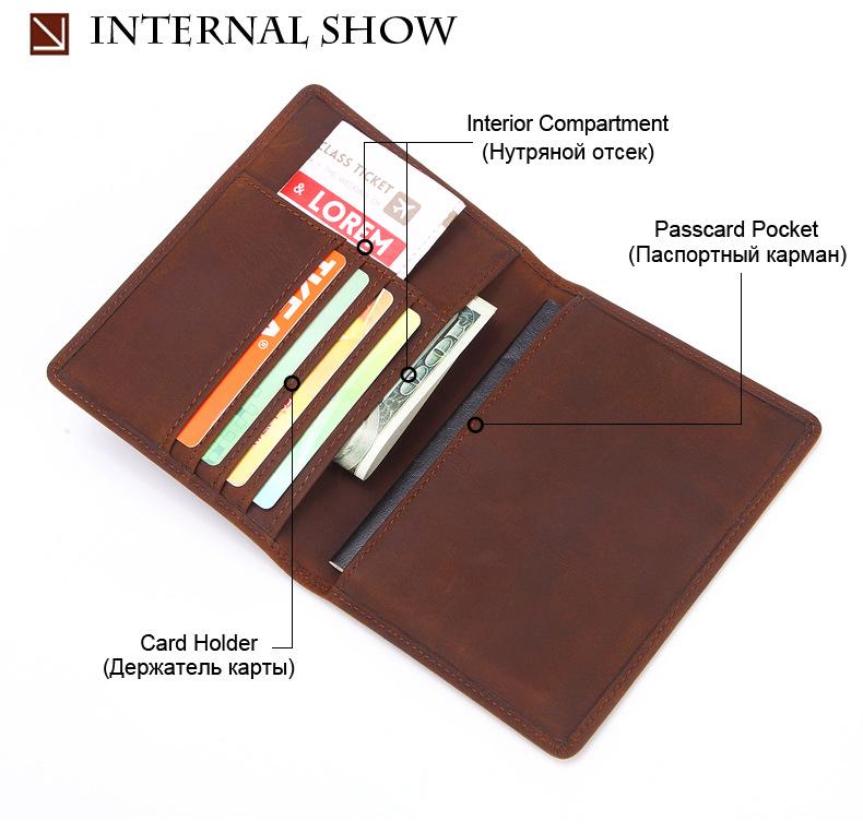 Ví Hộ Chiếu Passport Da Bò Thật HC2 thatchatstore bao đựng hộ chiếu