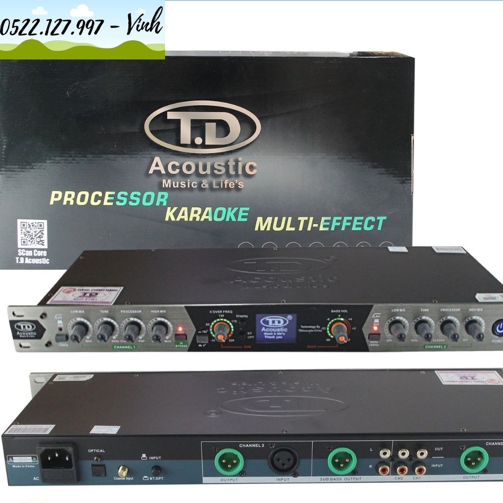 Máy Nâng tiếng TD Acoustic CB-800Ultra sản phẩm nhập khẩu năm 2021 ) - Gia Khang Electronics