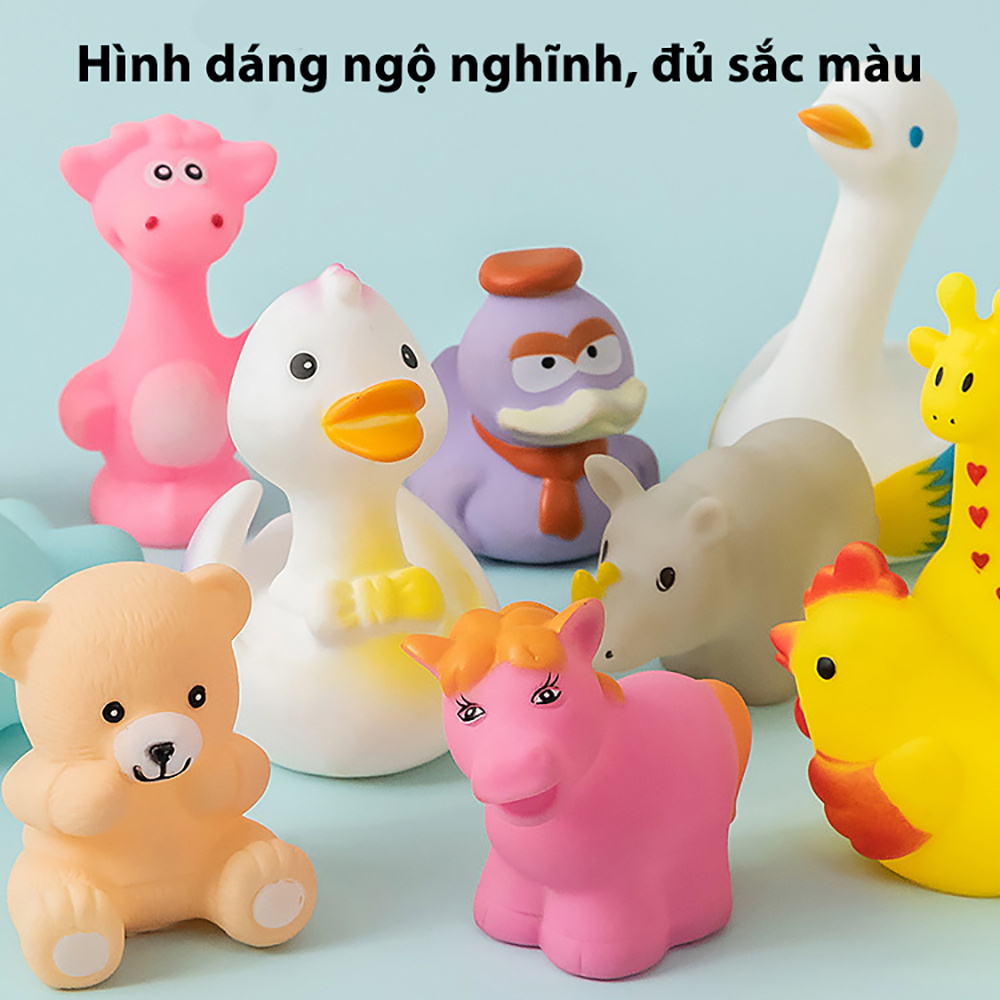 Đồ chơi chút chít thú cưng thả bồn tắm cho bé