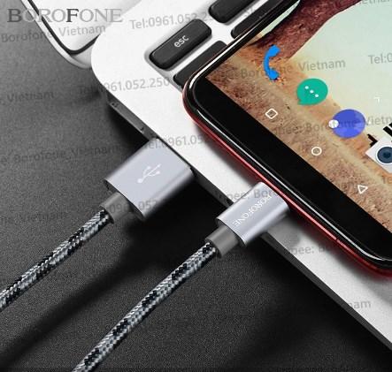 Cáp sạc nhanh Micro/ Type C/ LIGHTNING/ 2IN1/ 3IN1 1m Borofone BX9