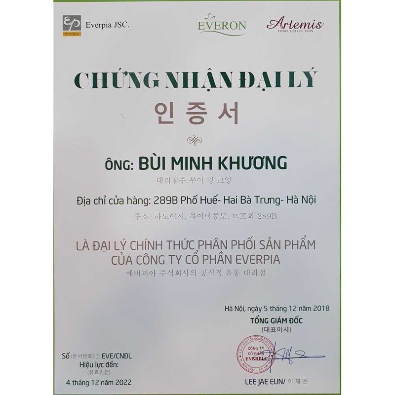 Đệm Bông Ép Everon