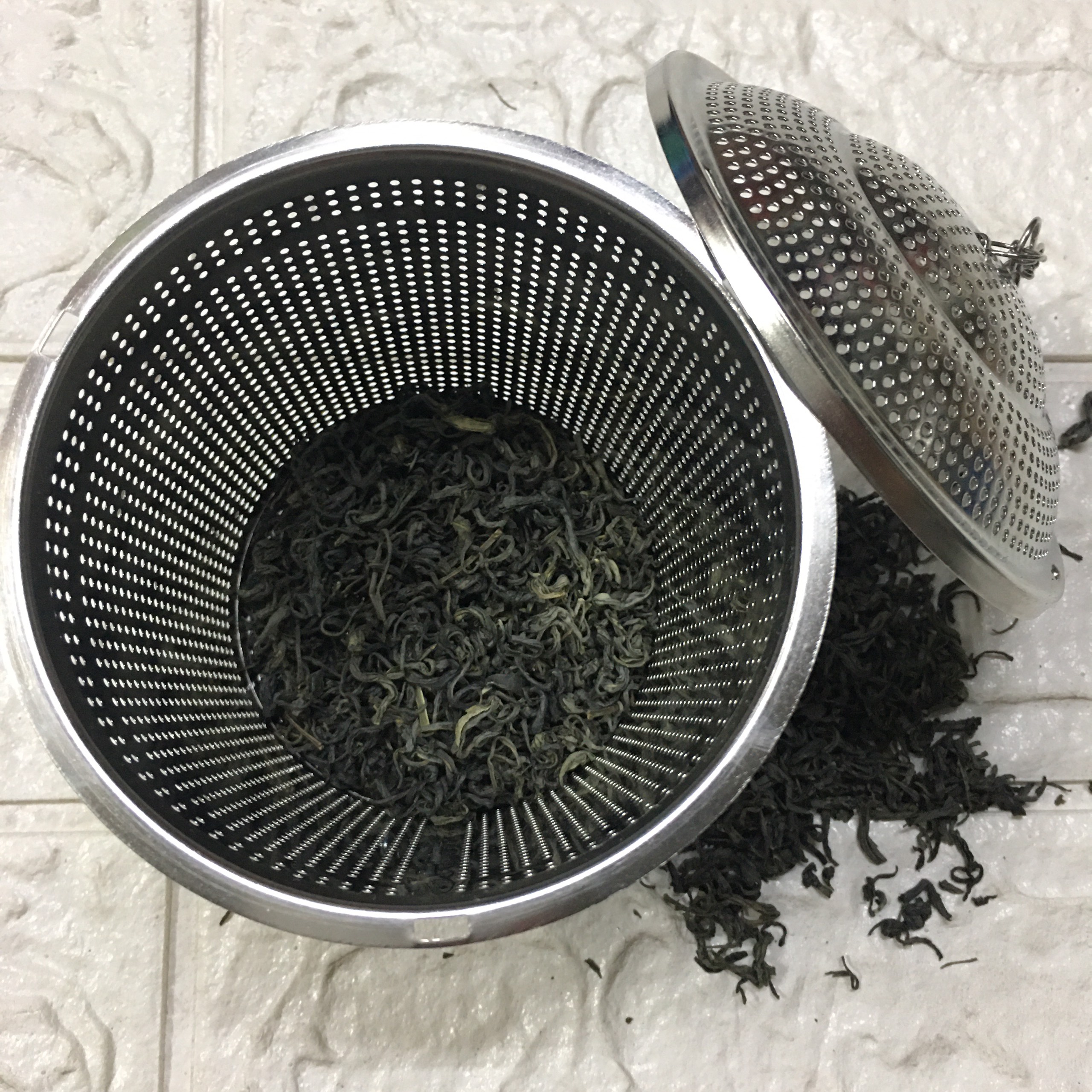 [HCM]Dụng cụ lọc trà thả ấm inox 304