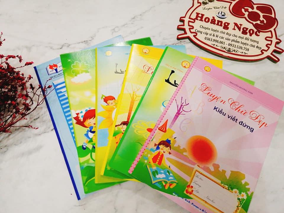 [HCM]Combo 6 vở luyện chữ đẹp AD