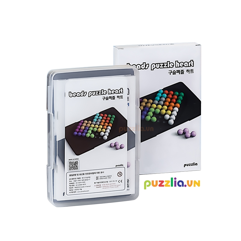 Đồ chơi Puzzlia Beads Puzzle Heart ( Hình trái tim )