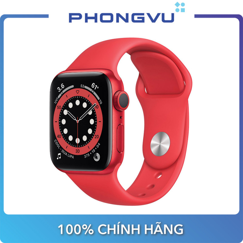 Đồng hồ thông minh/ Apple Watch Series 6 GPS, 40mm PRODUCT(RED) Aluminium Case with PRODUCT(RED) Sport Band - Regular M00A3VN/A - Bảo hành 12 tháng