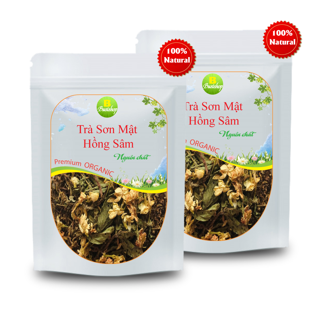 Trà sơn mật hồng sâm 150g (thơm, sạch)