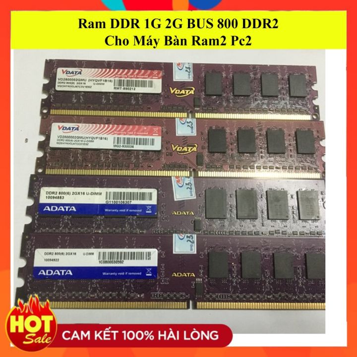 Ram cho pc máy tính bàn ddr2 2g ram2 2g pc