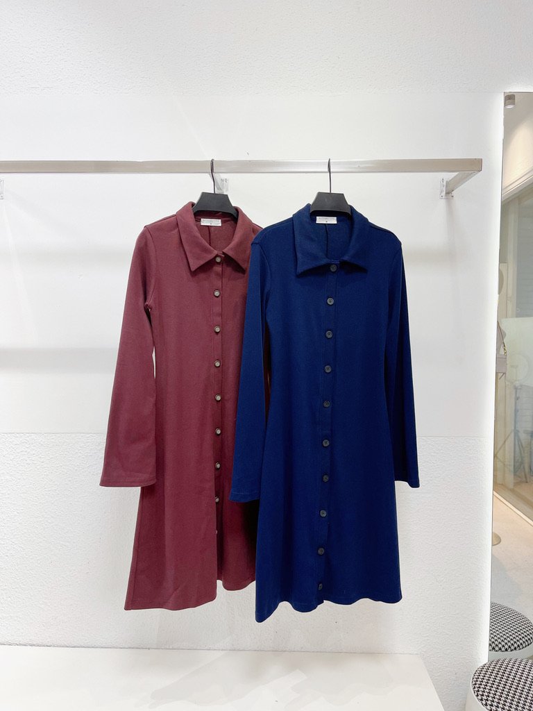 AfterBefore | Đầm thun gân cotton nhiều màu