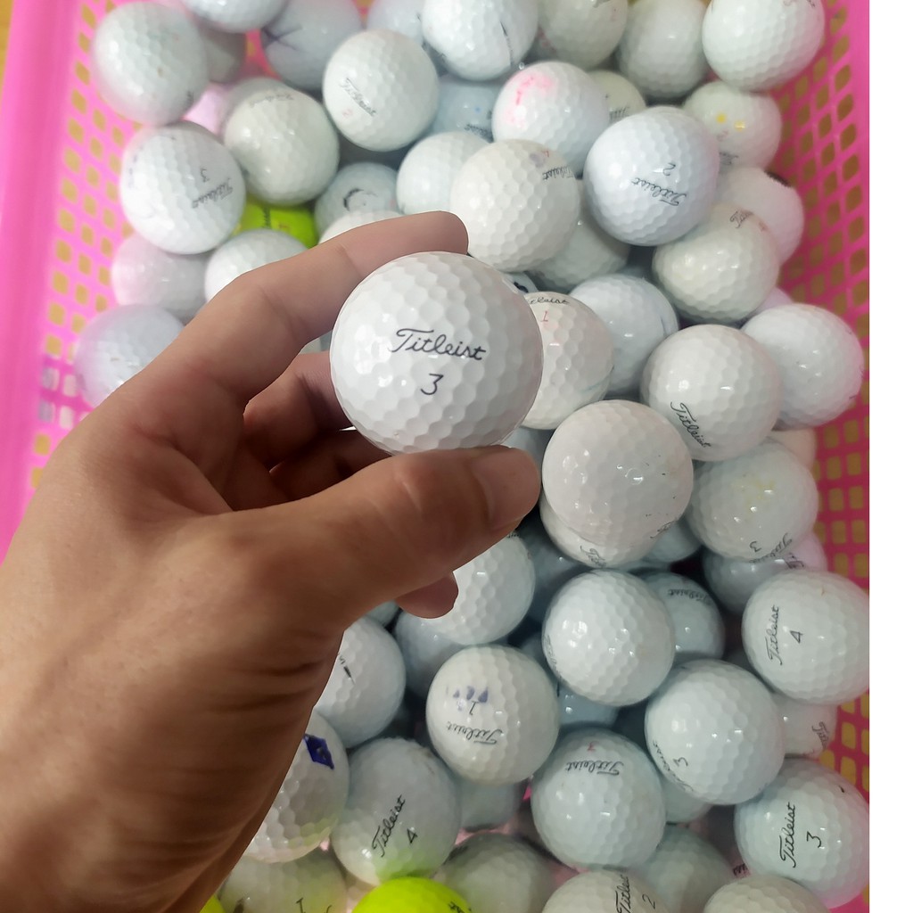Combo 10 Quả Bóng Golf - Bóng tập chơi Golf - Bóng golf Titleist - bóng golf chuẩn chất lượng