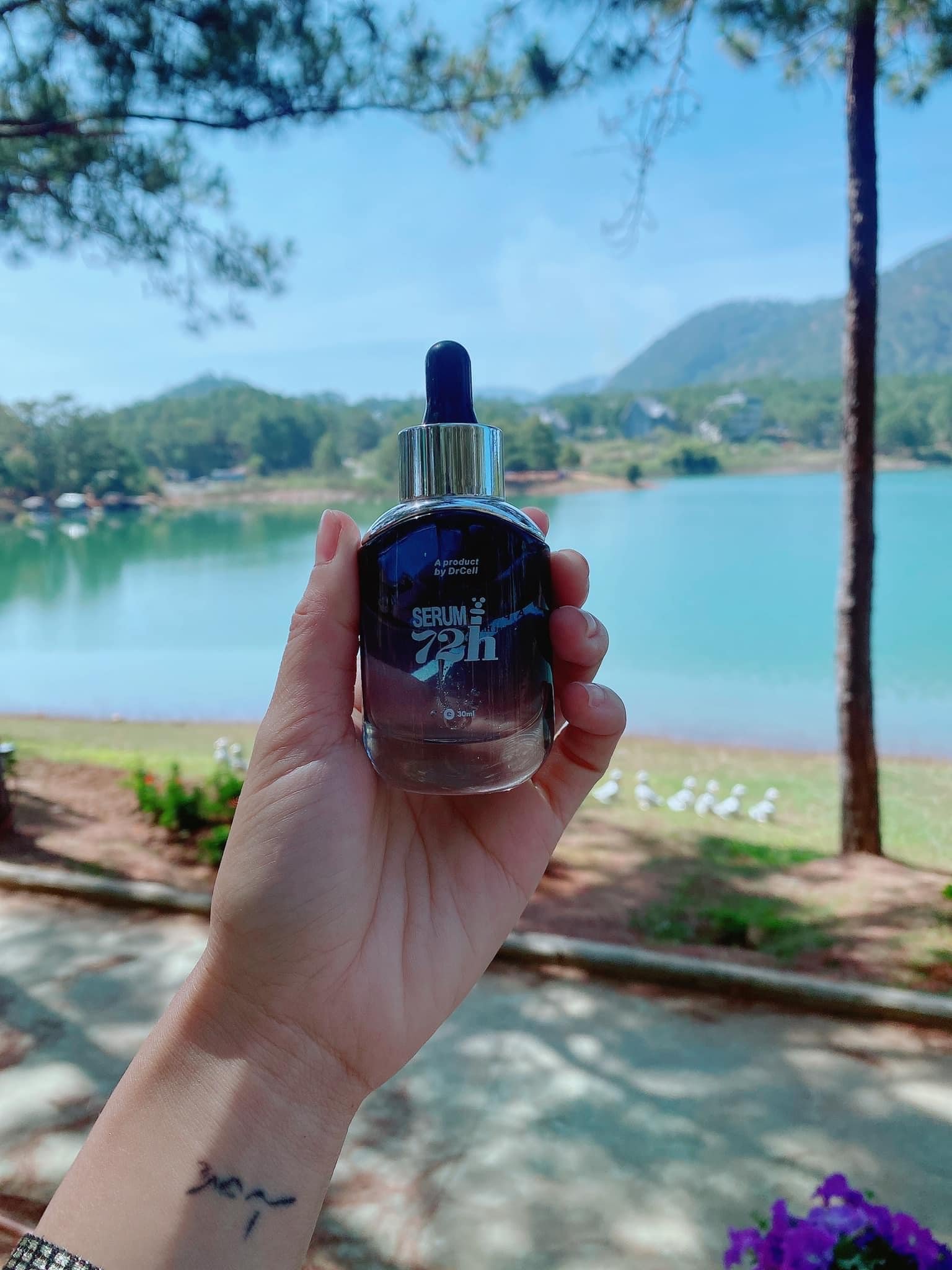 Serum 72h Dr Cell 30ml dưỡng trắng cấp ẩm căng bóng da ngừa mụn mờ thâm