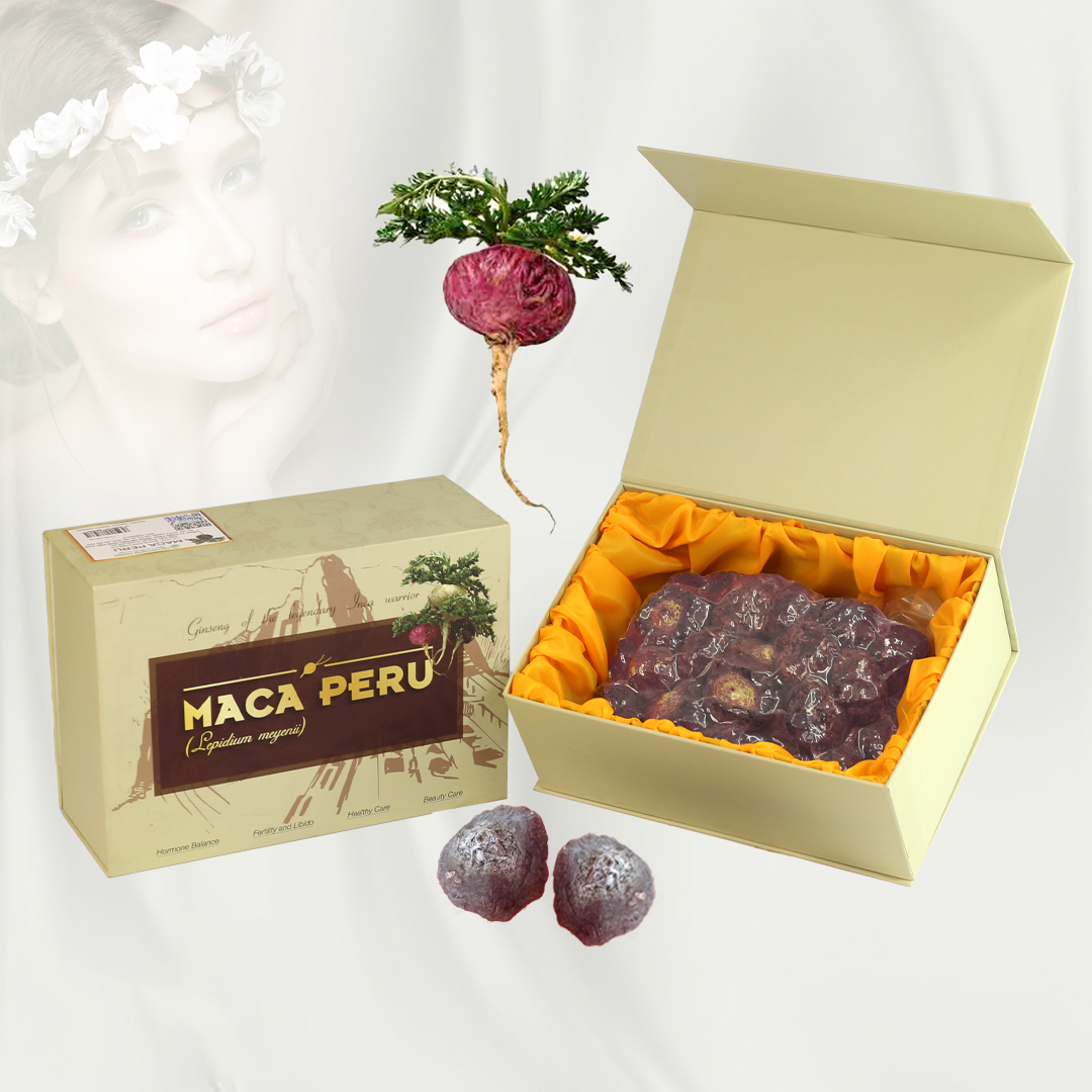 SÂM CỦ MACA PERU ĐỎ KHÔ ngâm rượu, sắc thuốc, pha trà