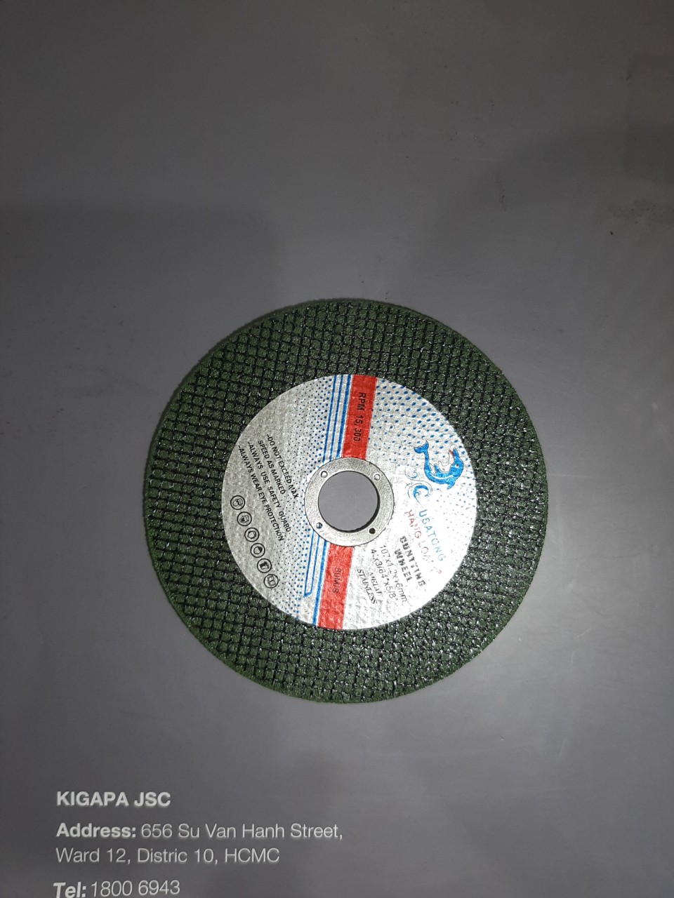1/5/10 viên đá cắt sắt cắt inox màu xanh sắc bén, đá cắt xanh , cắt sắt inox loại 1 tấc dùng cho máy cắt 1 tấc cầm tay phù hợp với mọi gia đình- Cửa Hàng Nam