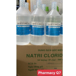 Nước súc miệng Natriclorid Nacl 3 2 chai to 1 lít nacl 0,9% thumbnail