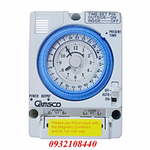 Công Tắc Hẹn Giờ Cơ Rơle timer 24h camsco TB35N