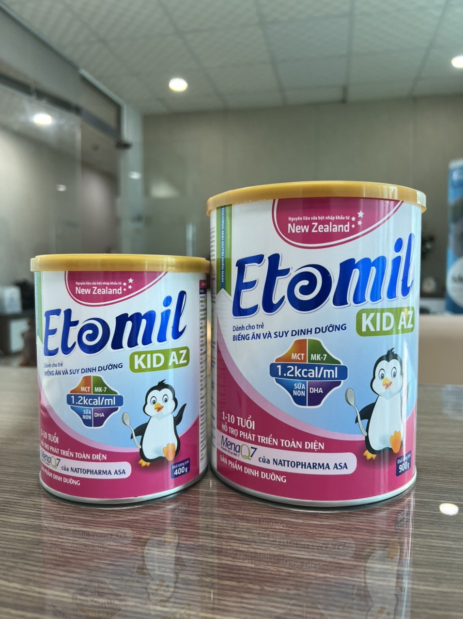 (HSD T2-2026) (Mẫu Mới) Sữa Bột Etomil Kid AZ Hộp 900g.