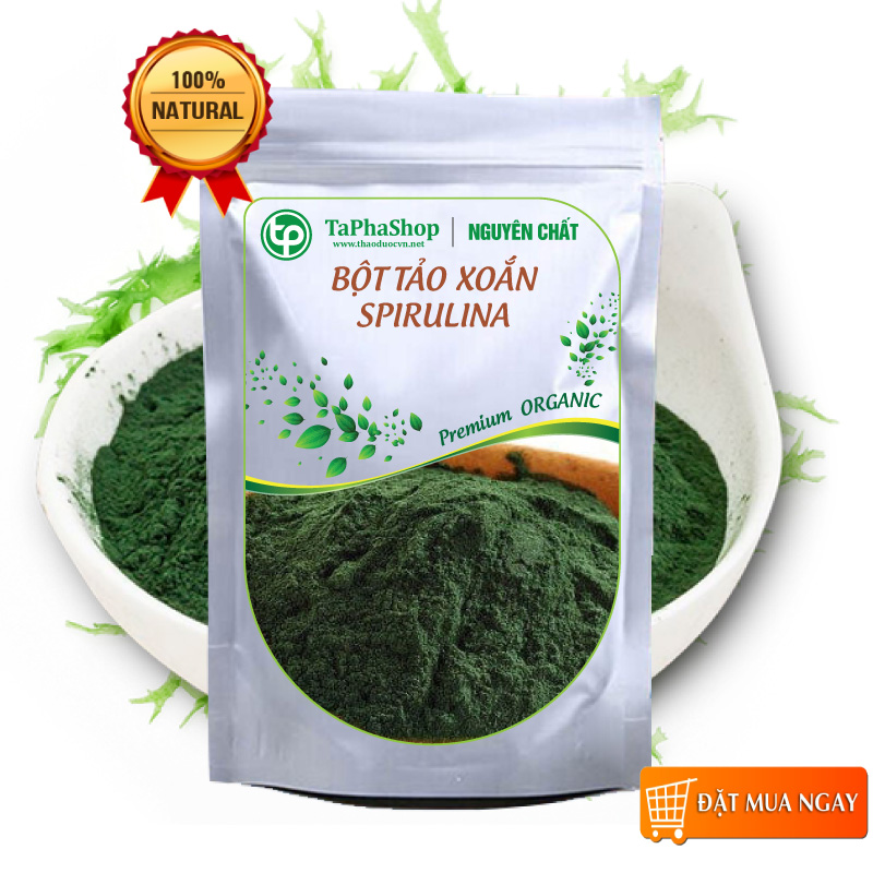 Bột tảo xoắn spirulina 100g - tấn phát