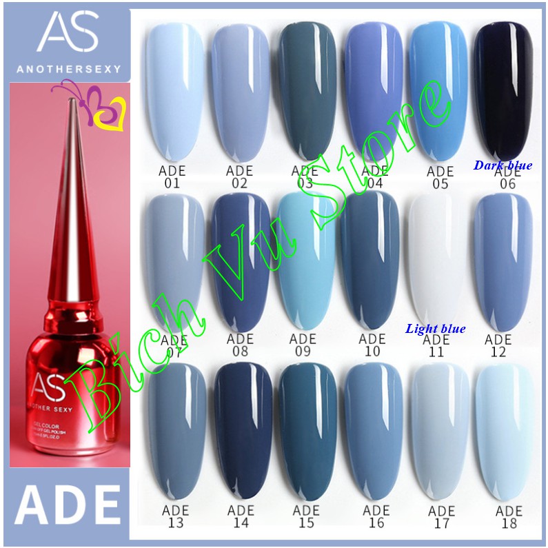 Sơn Gel AS mã ADE | Chai đỏ