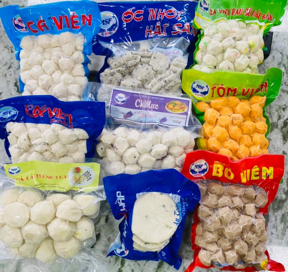 [HCM]Cá viên hành ớt Mỹ Sa 500gr