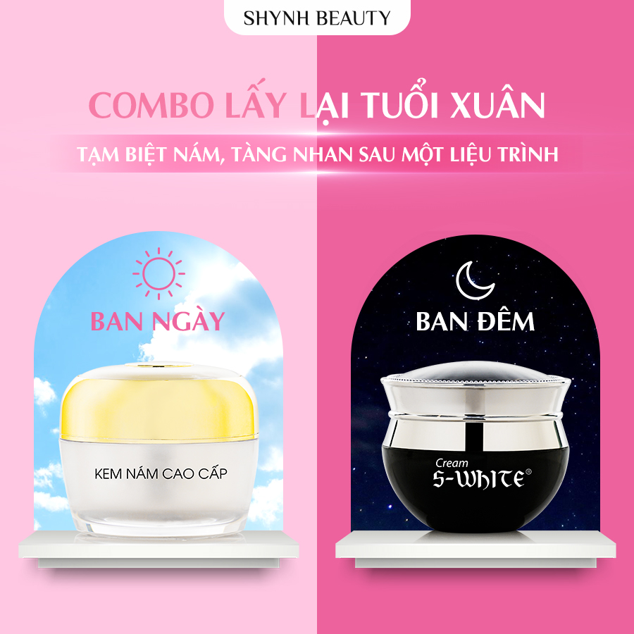 Kem face nám cao cấp ban ngày S-White 25gr