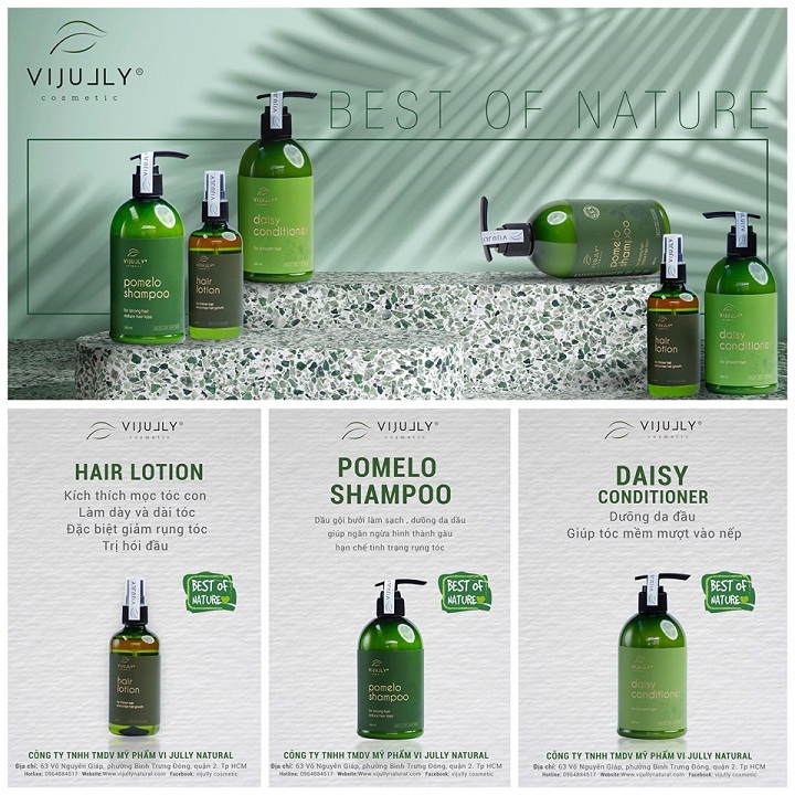 [HCM]Combo gội xịt xả bưởi Vy July