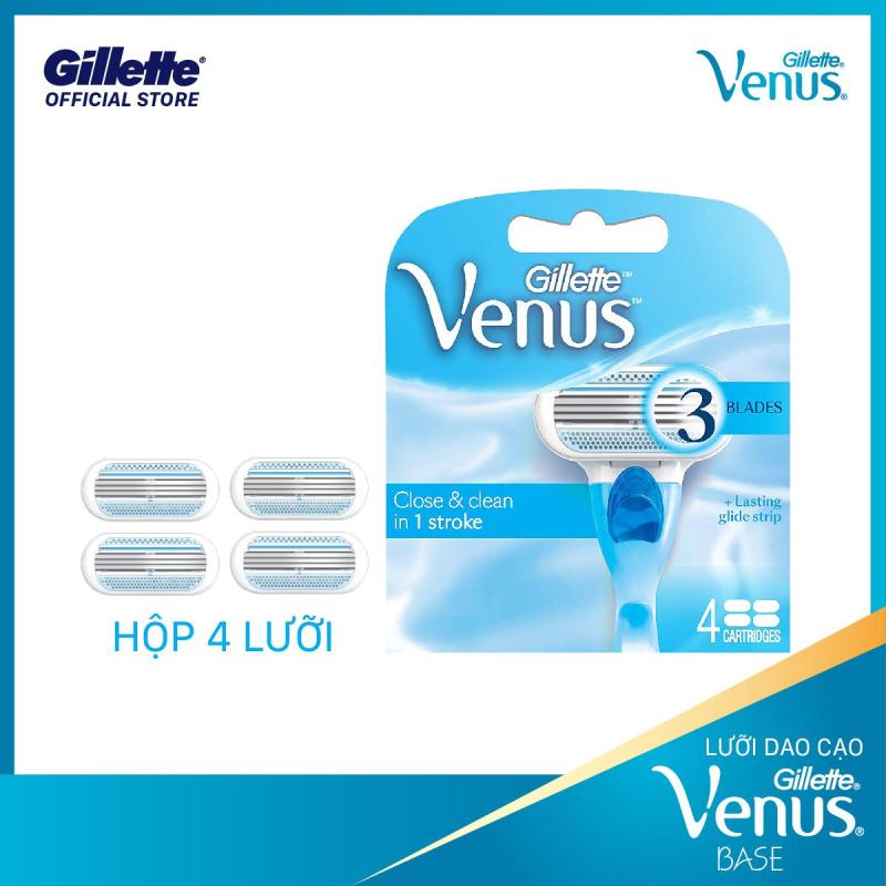 Vỉ 4 lưỡi dao Gillette Venus Base cho nữ