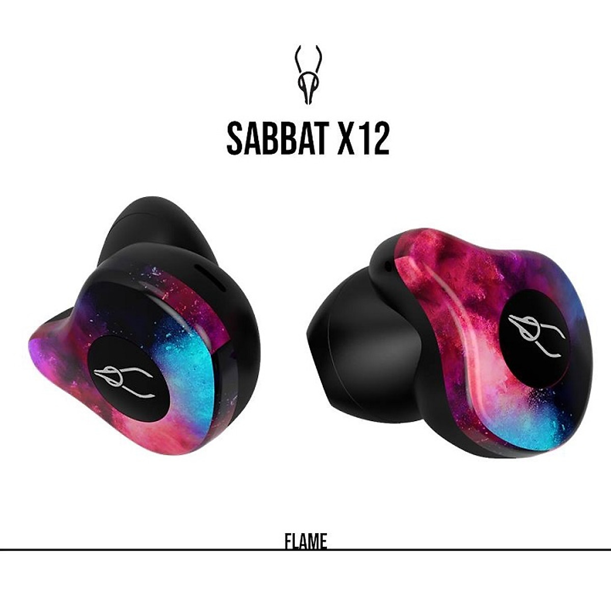 Tai Nghe Bluetooth Sabbat x12 Pro True Wireless Thiết Bị Công Nghệ Mới (lửa hồng)