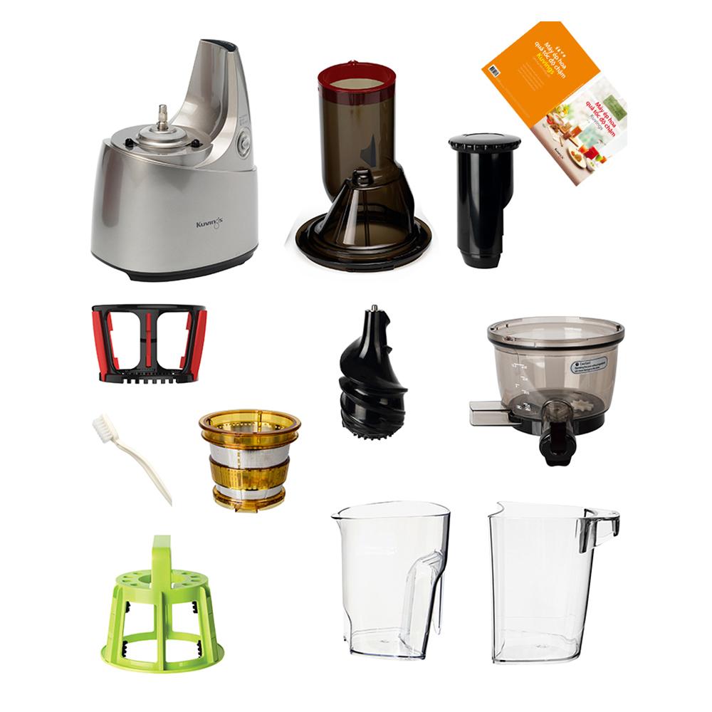 [Trả góp 0%]Máy ép trái cây tốc độ chậm Kuvings NS-621CBM2 (400ml) - Màu bạc
