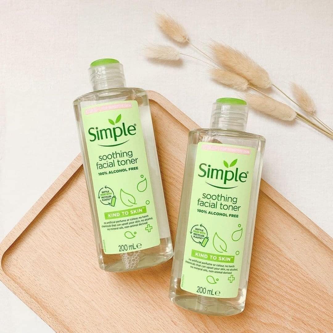 Nước Hoa Hồng Simple 200ml dịu nhẹ