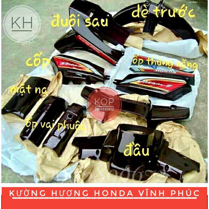 (SELE siêu rẻ) Dàn áo xe DREAM sẵn tem ( nhiều mẫu tem )