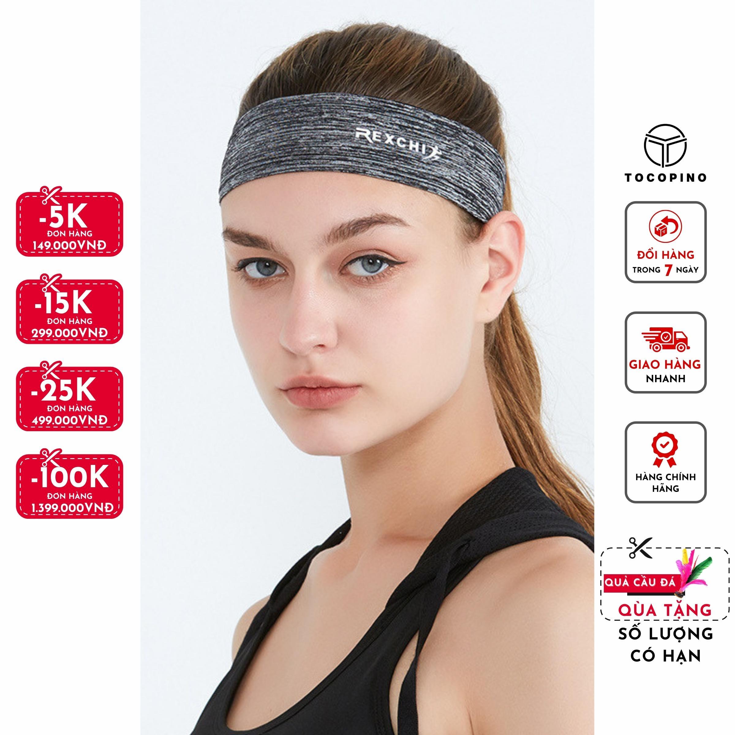 Băng đô quấn đầu thể thao REXCHI ngăn chặn thấm hút mồ hôi khi luyện tập vãi co dãn 4 chiều