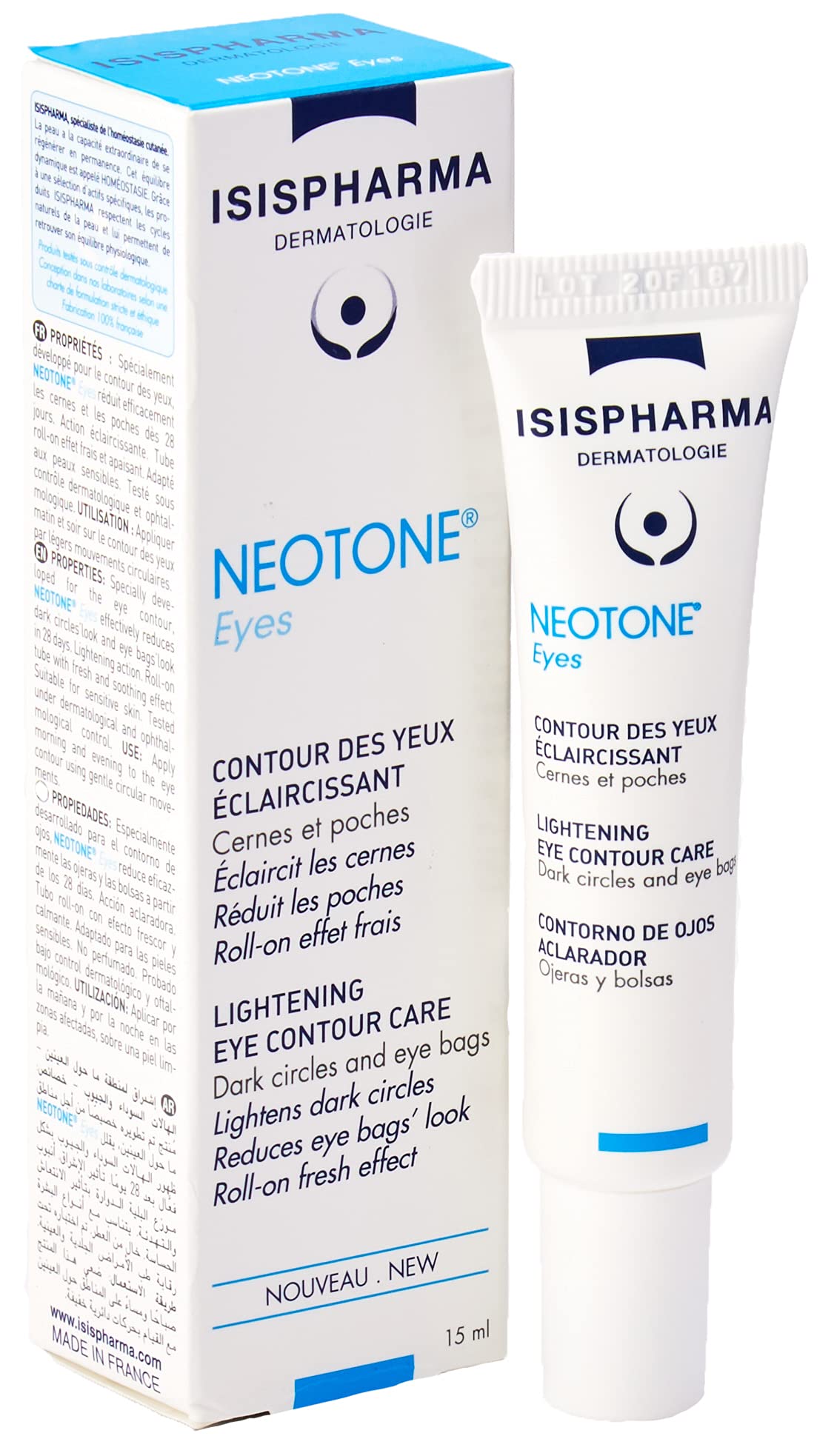 NEOTONE EYES – Giúp làm giảm quầng mắt, bọng mắt, giúp chăm sóc da mắt hàng  ngày (15ml) 