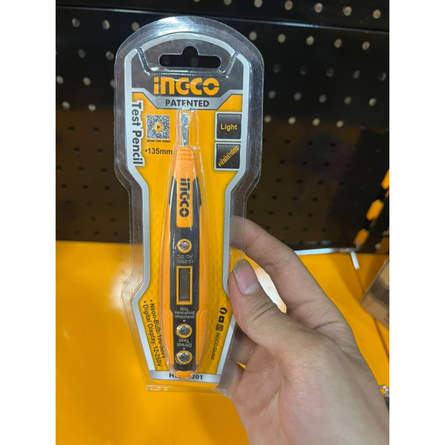 Bút thử điện kỹ thuật số INGCO HSDT2201