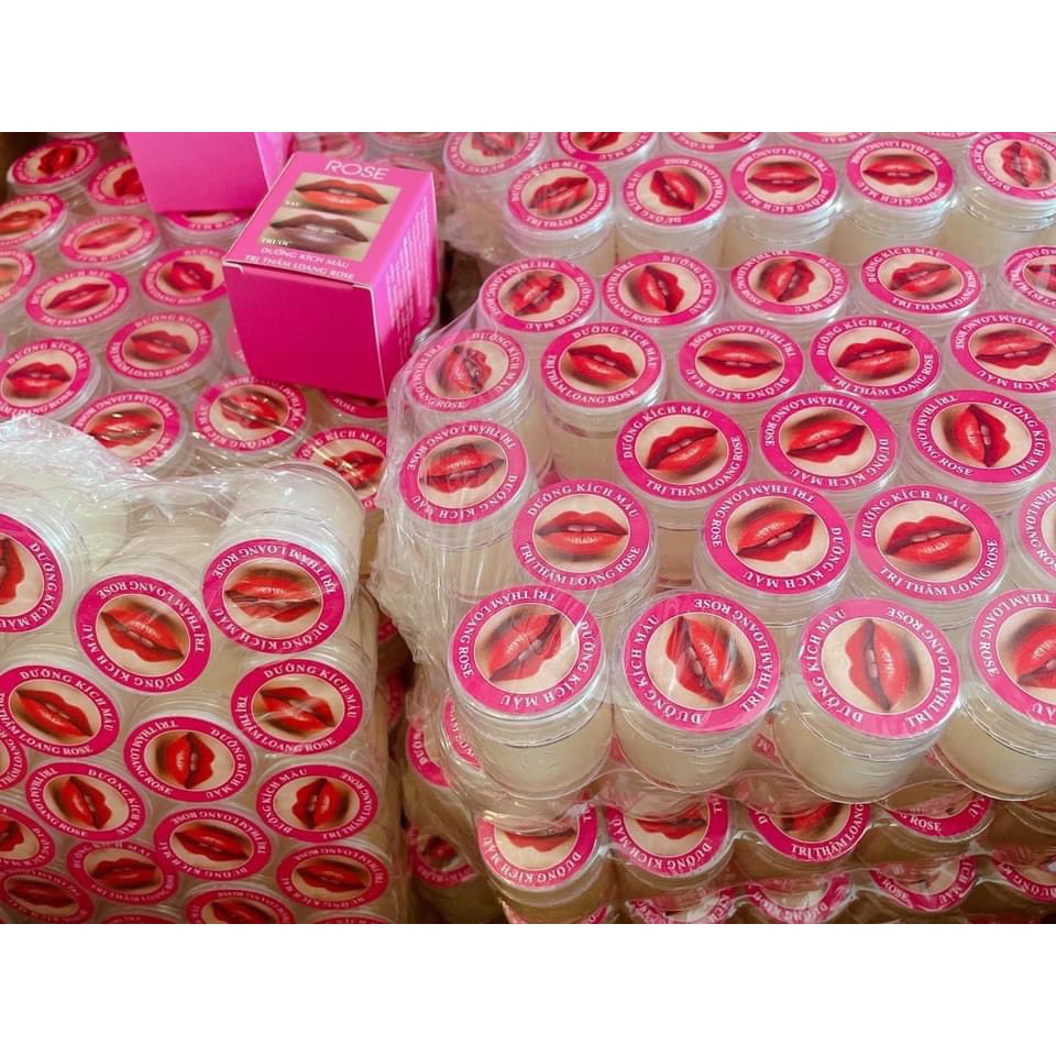 Dưỡng môi rose sau xăm