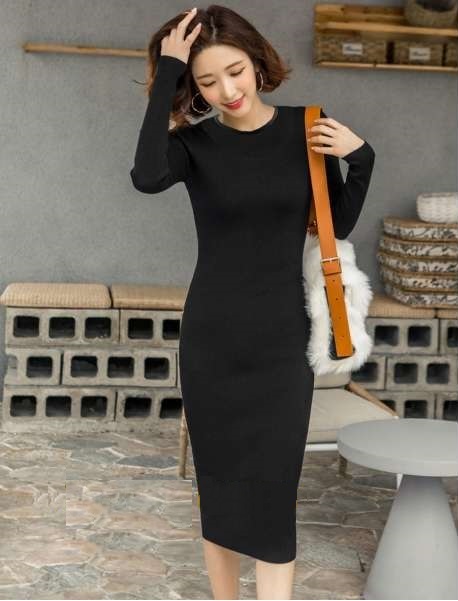 ĐẦM ÔM CỔ TRÒN LEN TĂM CÓ SIZE ĐẠI 90KG