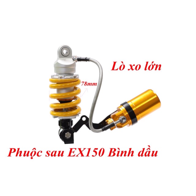Phuộc Sau Ex150 Bình Dầu, Sản Phẩm Tốt, Độ BềN Cao, Cam Kết SảN PhẩM NhậN ĐượC Như Hình Và Mô Tả