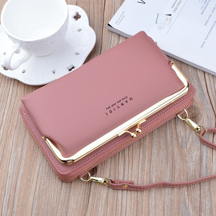 Túi đeo chéo đựng điện thoại Manyidi da sần MDT18