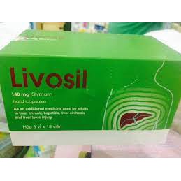 Bổ gan LIVOSIL chứa Silymarin 140 mg hỗ trợ các bệnh và biểu hiện về gan