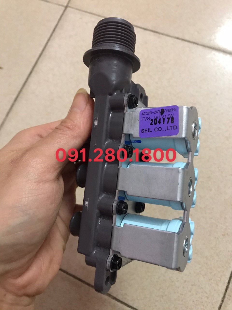 Van cấp nước máy giặt Panasonic 3 ngả chính hãng