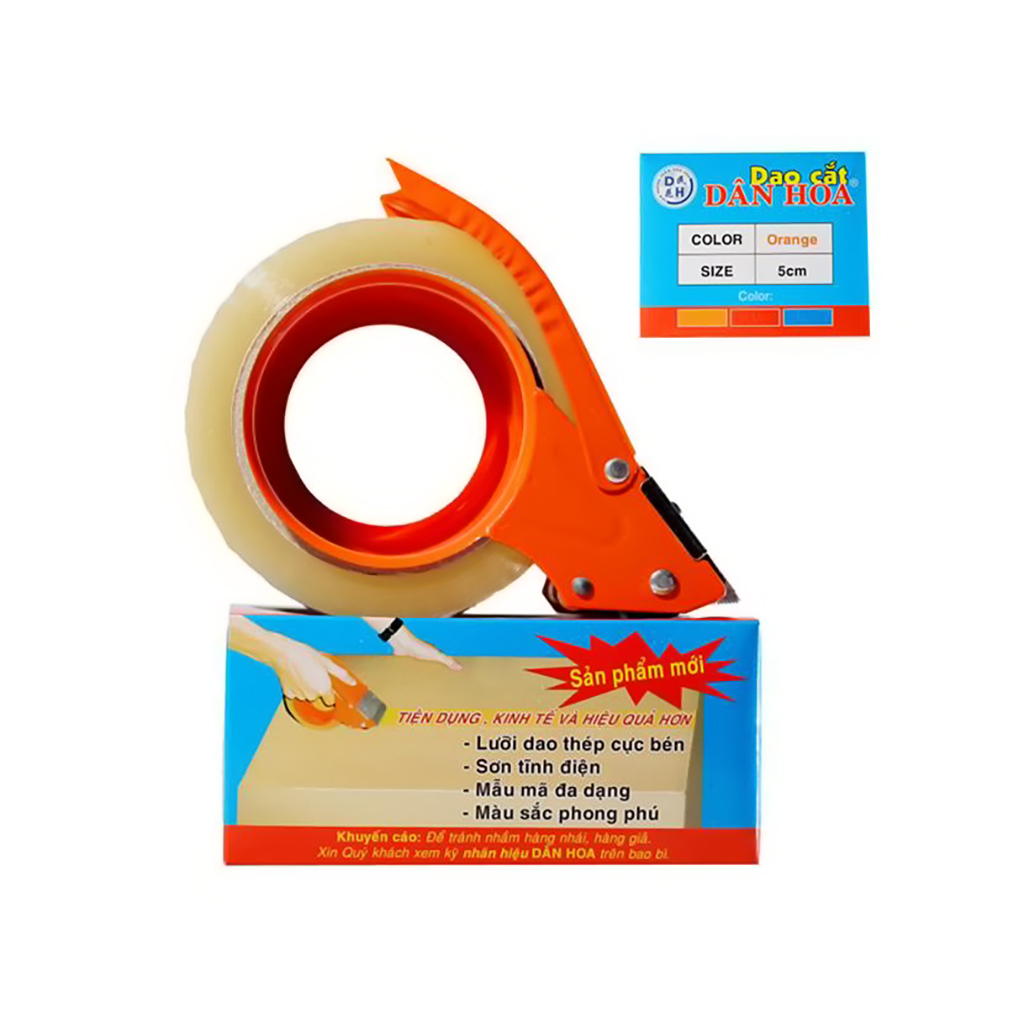 [HCM]Cắt băng keo tay cầm sắt 5F DÂN HOA