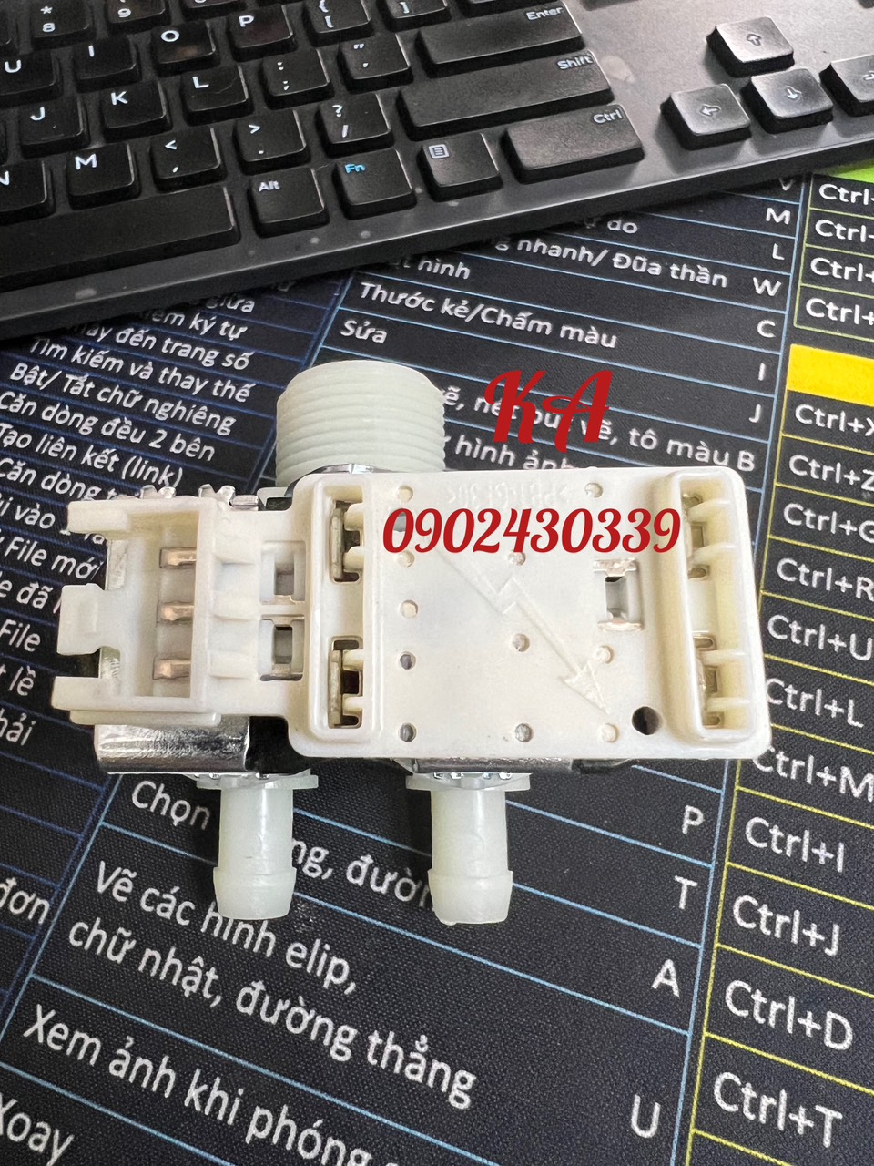 Van cấp đôi, Van ba máy giặt AQUA FPS90C1 cửa ngang