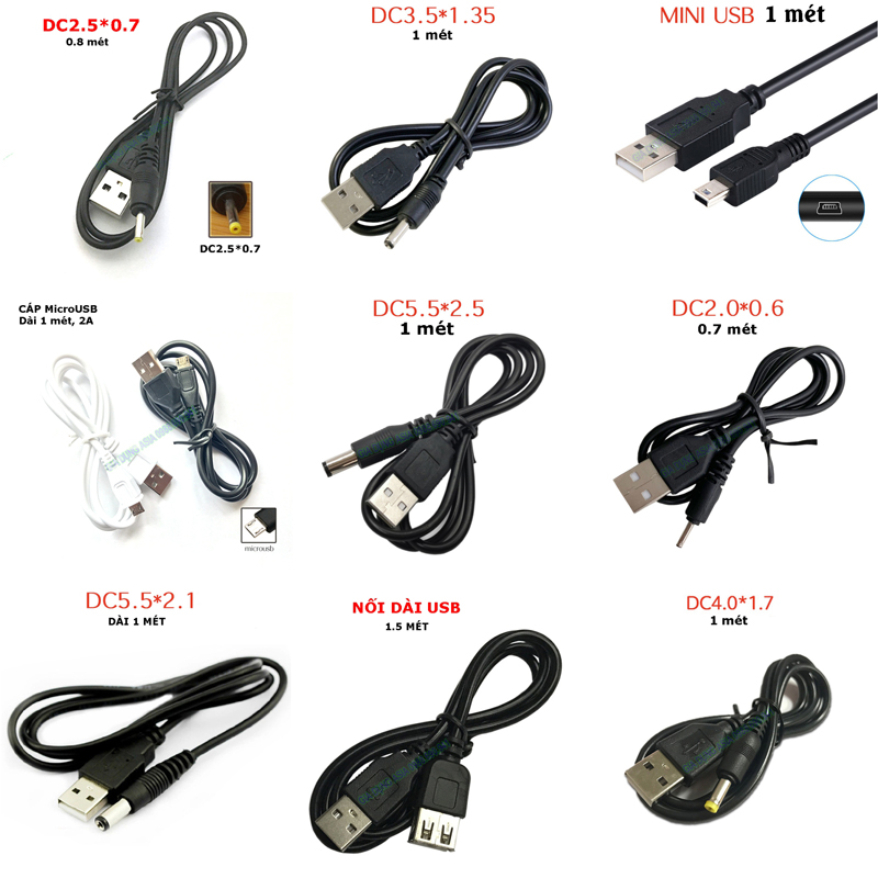 Various Types of USB Conversion Cables