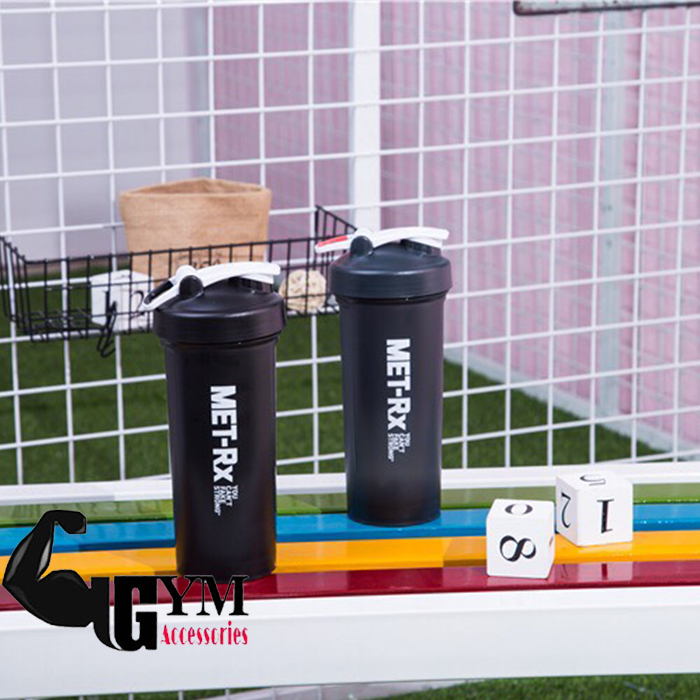 Bình nước 1 Lít thể thao bình lắc Shake bottle Met RX 1 lít