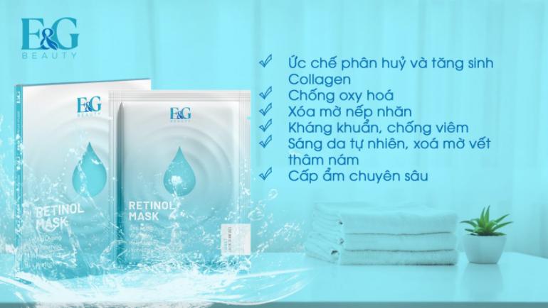[HCM]Hộp Mặt nạ E&G retinol mask