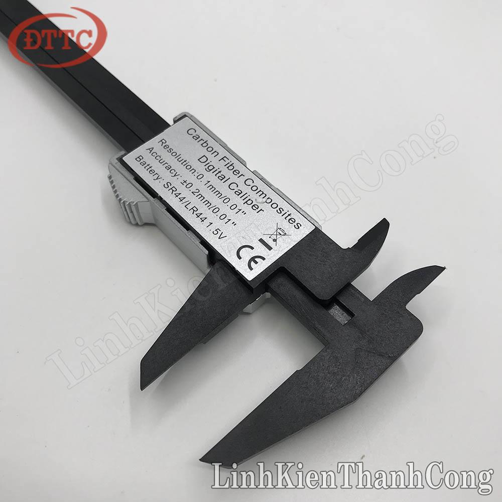 Thước Kẹp Kỹ Thuật Số 150mm Nhựa Đen