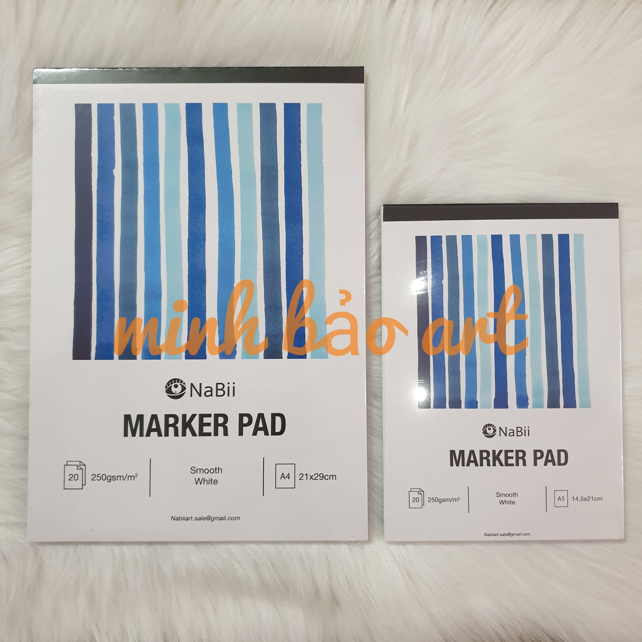 [HCM]SỔ VẼ NABII MARKER PAD 250 GSM 20 TỜ