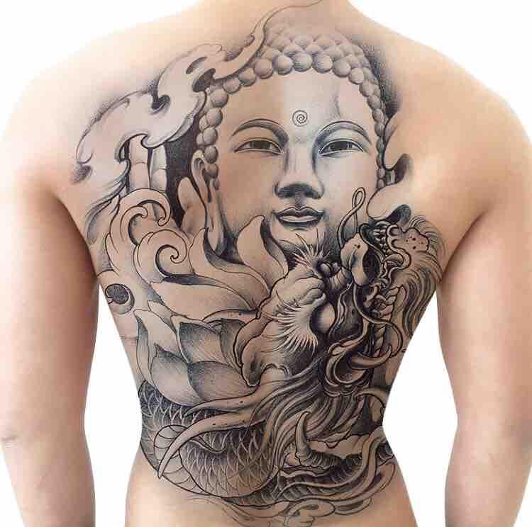 Hình xăm dán Hình Phật chính hãng