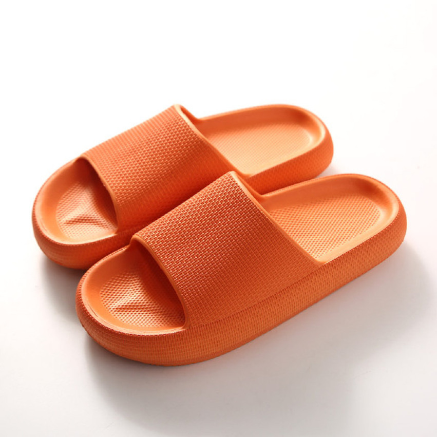 Dép quai ngang unisex thời trang bánh mỳ độn đế 5cm siêu êm chống nước chống trơn trượt đi trong nhà tắm TGG68-65 giá rẻ