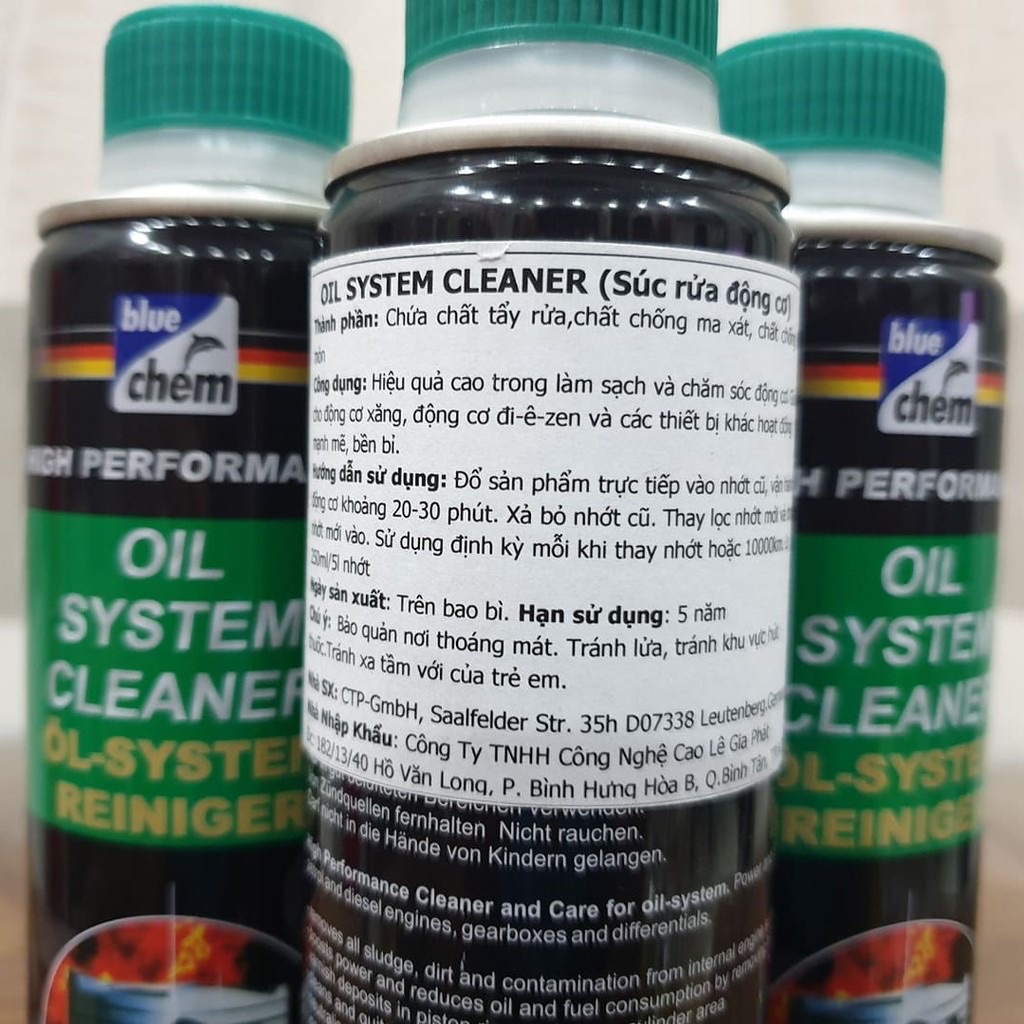 [HCM]Bluechem Oil System leaner ( Súc rửa động cơ )