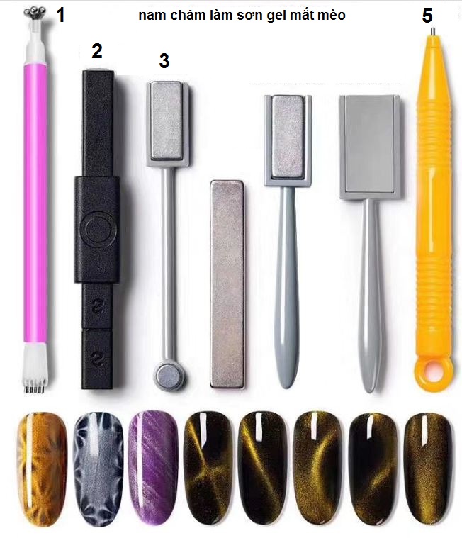 nam châm làm sơn gel mắt mèo (1 cây)