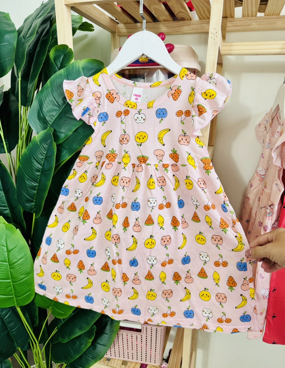 Đầm bé gái Fairy wing cotton nhiều mẫu siêu xinh Jennie kids J155